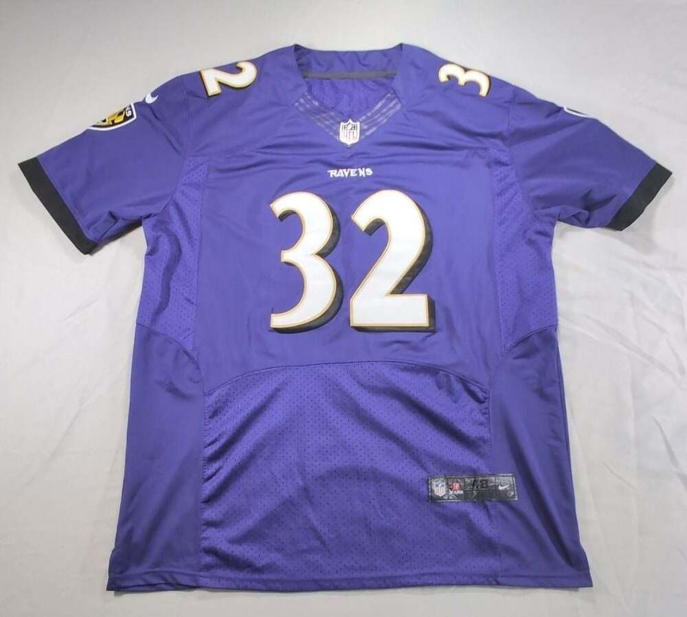 Nike Baltimore Ravens Eric Weddle #32 Purple NFL Game Jersey Men's Size 48